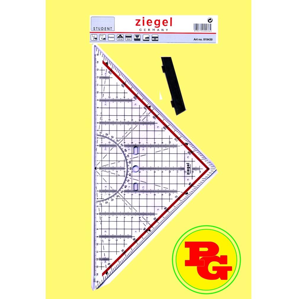 

TSH Ziegel Rotring Pengaris Segitiga pegangan besar 32 cm Oroginal Germany Ready Stock )人