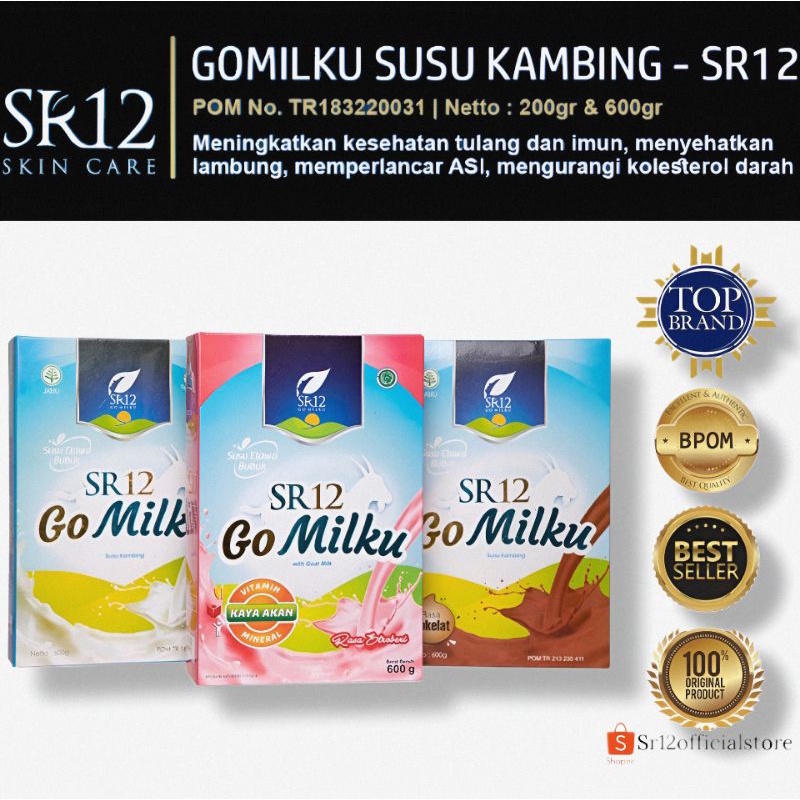 

Go Milku Sr12 Susu Kambing Etawa Bubuk 600gr