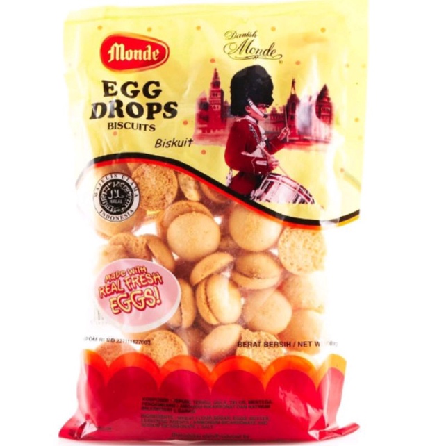 

Monde Egg Drops Biscuit 110gr