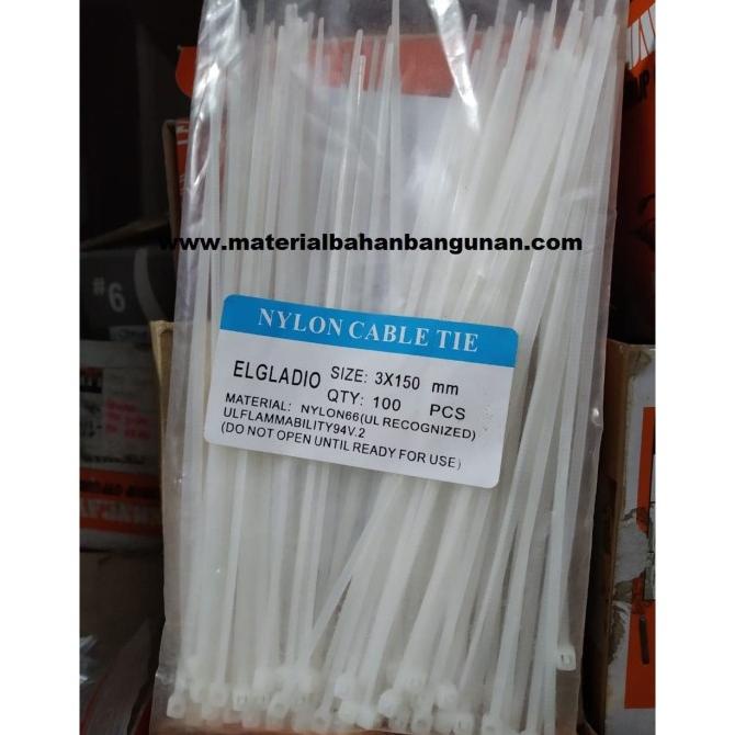 

Cable Ties Panjang 15 cm Lebar 3 mm Putih Ikat Kabel isi 100 Pcs citrab44 Segera Beli