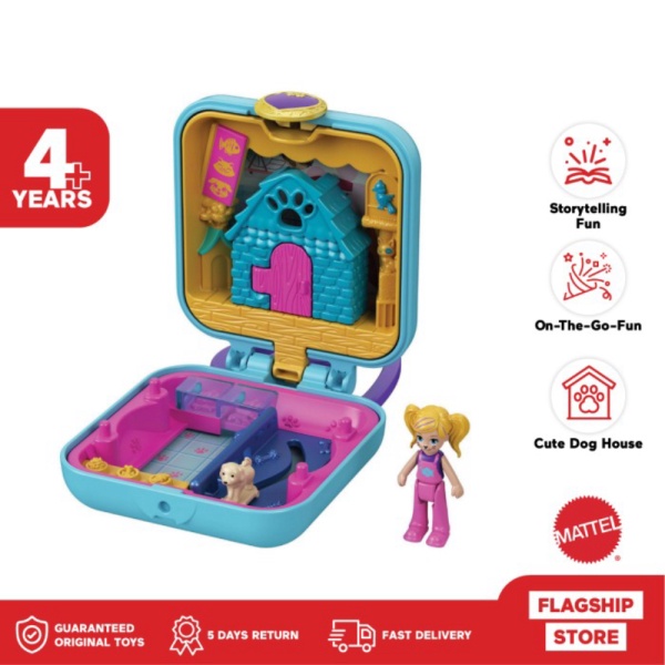 

Dog Pocket Boneka Mainan Compact Anak Murah Perempuan - Polly Tiny Dijual House
