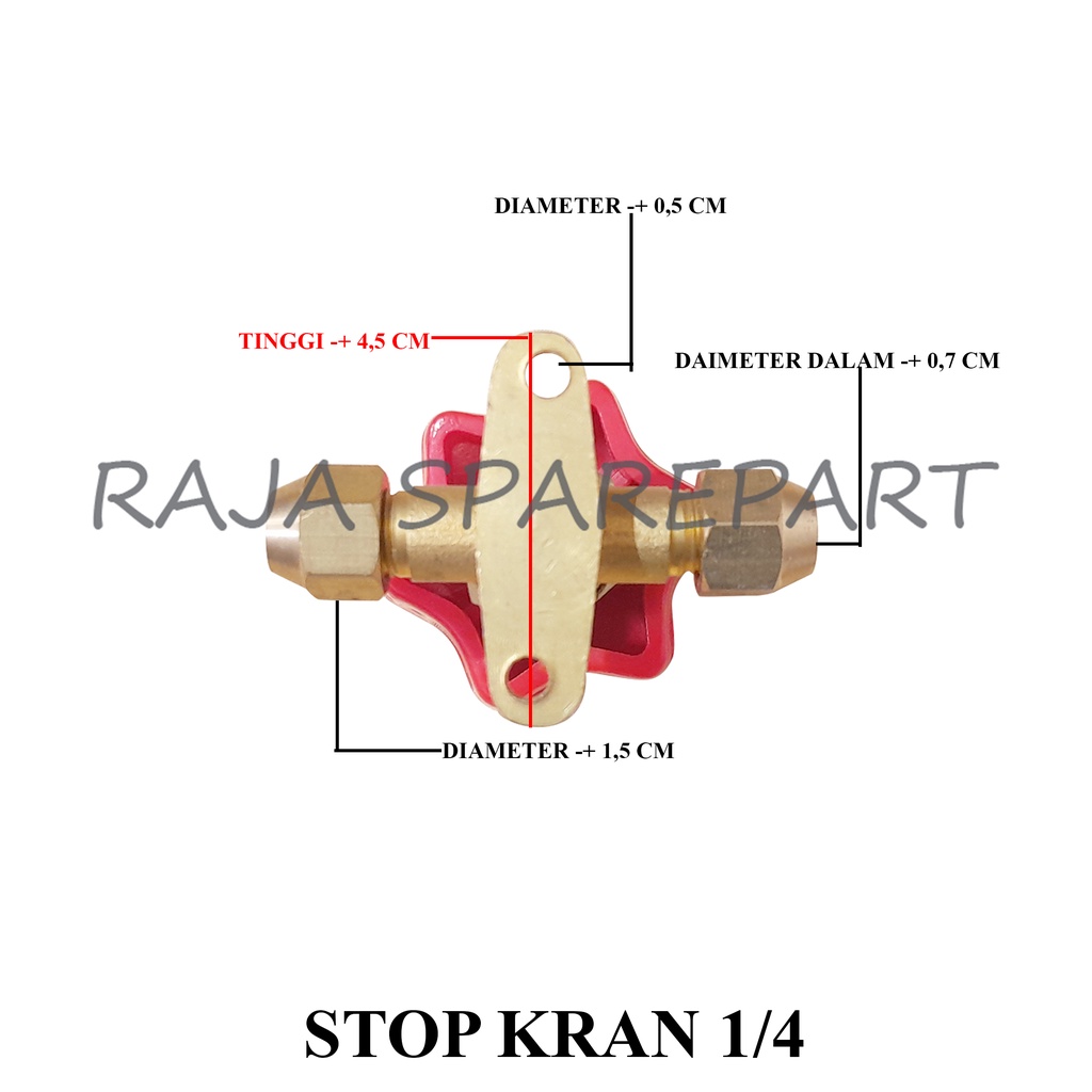 VALVE STOP KRAN/KRAN/GLOBE VALVE/ STOP KRAN 1/4