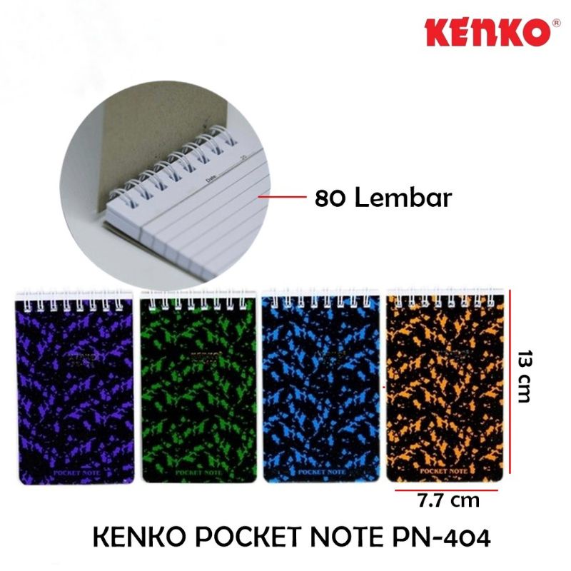 

Pocket Note KENKO Pn-404 / Notes Catatan