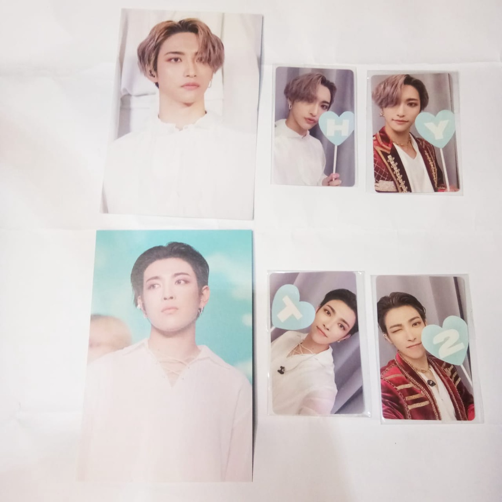ateez seonghwa hongjoong 2nd anniv anniversary port of call photocard postcard set