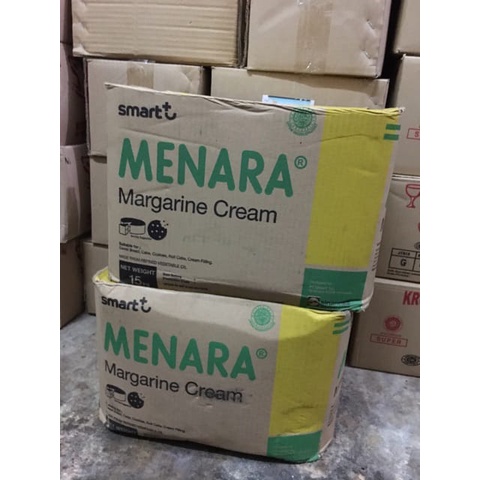 

MENARA MARGARINE KRIM KUNING KEMASAN 1 KARTON 15 KG