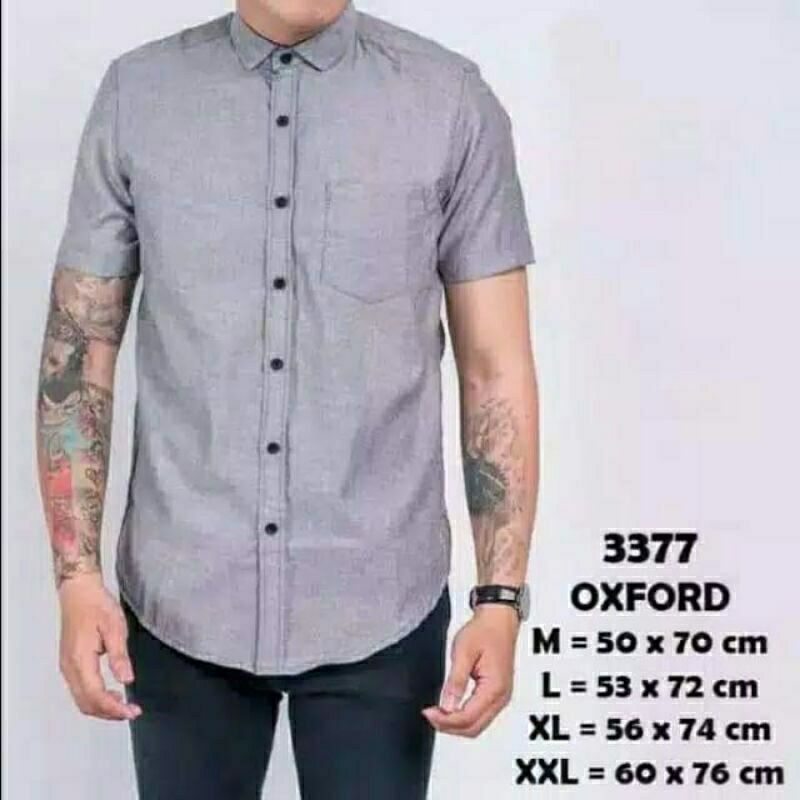 YANG LAGI HAITS KEMEJA PRIA BOYI TOP MAN LENGAN PENDEK CASUAL FORMAL KERJA