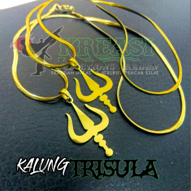 Aksesoris - Kalung pagar Nusa warna Emas Kuningan