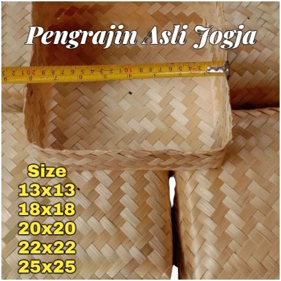 BESEK BAMBU 13X13 18X18 20X20 22X22 25X25 BESEK CATERING
