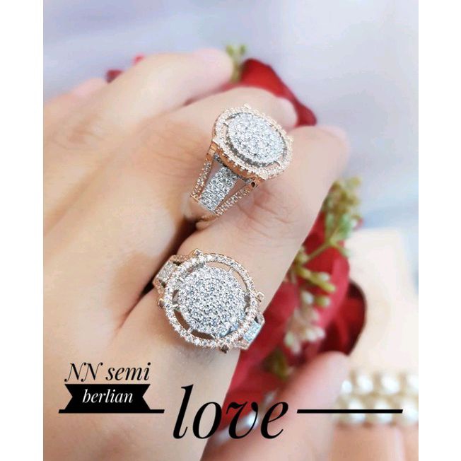 cincin Semi berlian termewah terlaris cncn01