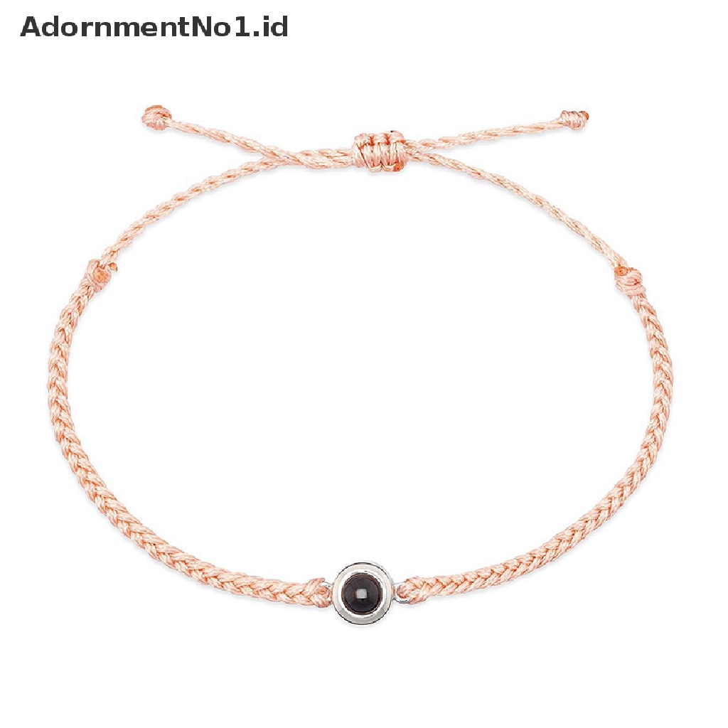 [AdornmentNo1] Gelang 100bahasa I Love You Gelang Kepang Anti Karat [ID]