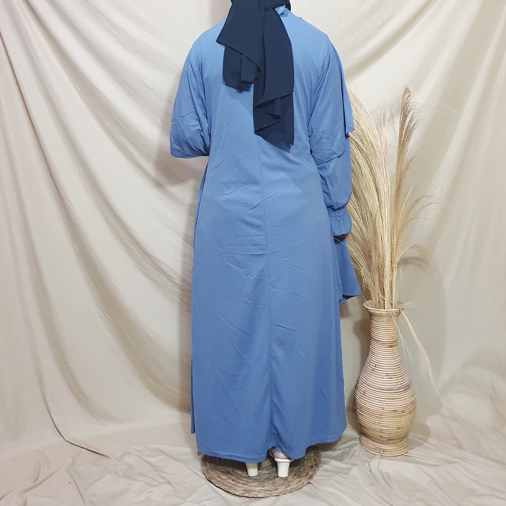 Dailythings Gamis JUMBO BUSUI Renita Lebaran 2023 Ukuran Fit L sampai XXL Ld 106cm Pb 135m