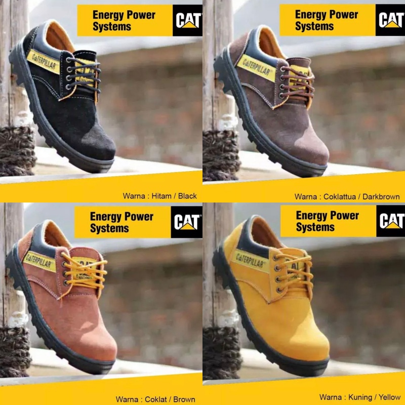 Sepatu Safety Boots Pria Ujung Besi Outdoor Kerja Lapangan Murah Berkualitas, septi proyek, Sefty Terbaru