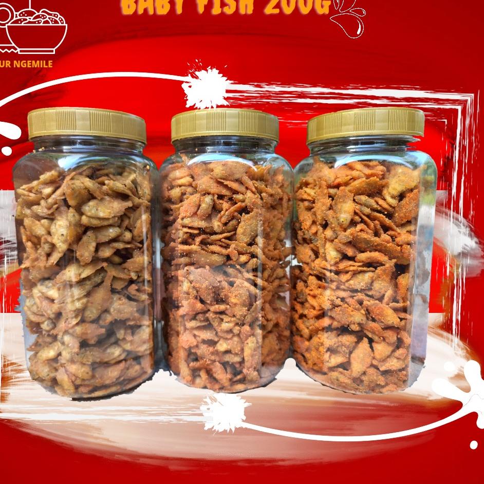 

12.12 FLASH SALE Baby Fish Crispy PEDES,BALADO,ASIN 200gr serbuuu !