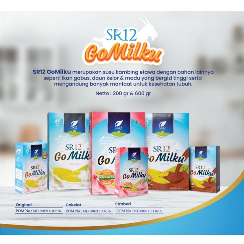

GO MILKU SR12 SUSU KAMBING ETAWA