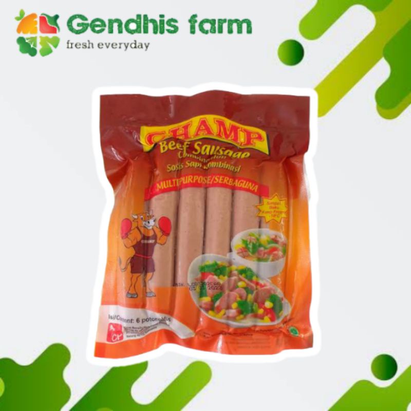 

Sosis Sapi Champ [150 gr]