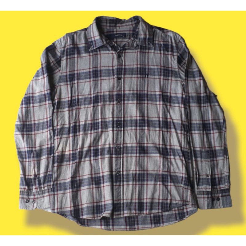 kemeja flanel HAZZYS