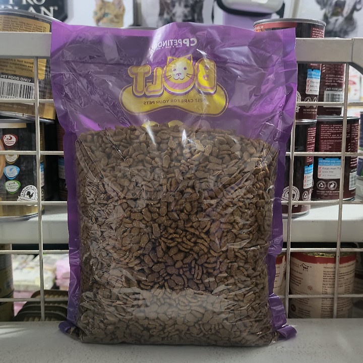 Makanan Kucing Bolt Ikan Tuna Flavour Kemasan 800G Dry Food