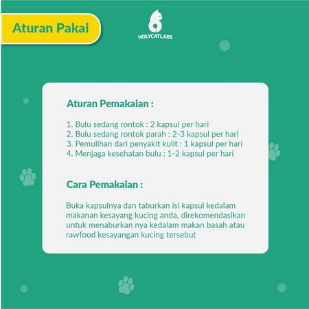 ROYAL CATS Vitamin Bulu Rontok 40 kapsul Melebatkan Mengkilapkan Bulu Kucing Royal Cats For Healthy Skin and Coat