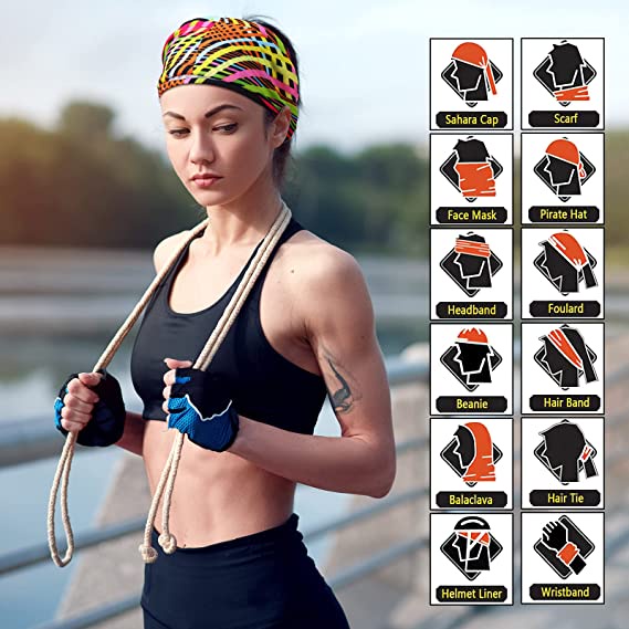 PROMO ISI 6 Pcs Masker Motor Baf Untuk Pria Wanita Bahan Microfiber Elastis Tidak Sesak Tanpa Jahitan Samping