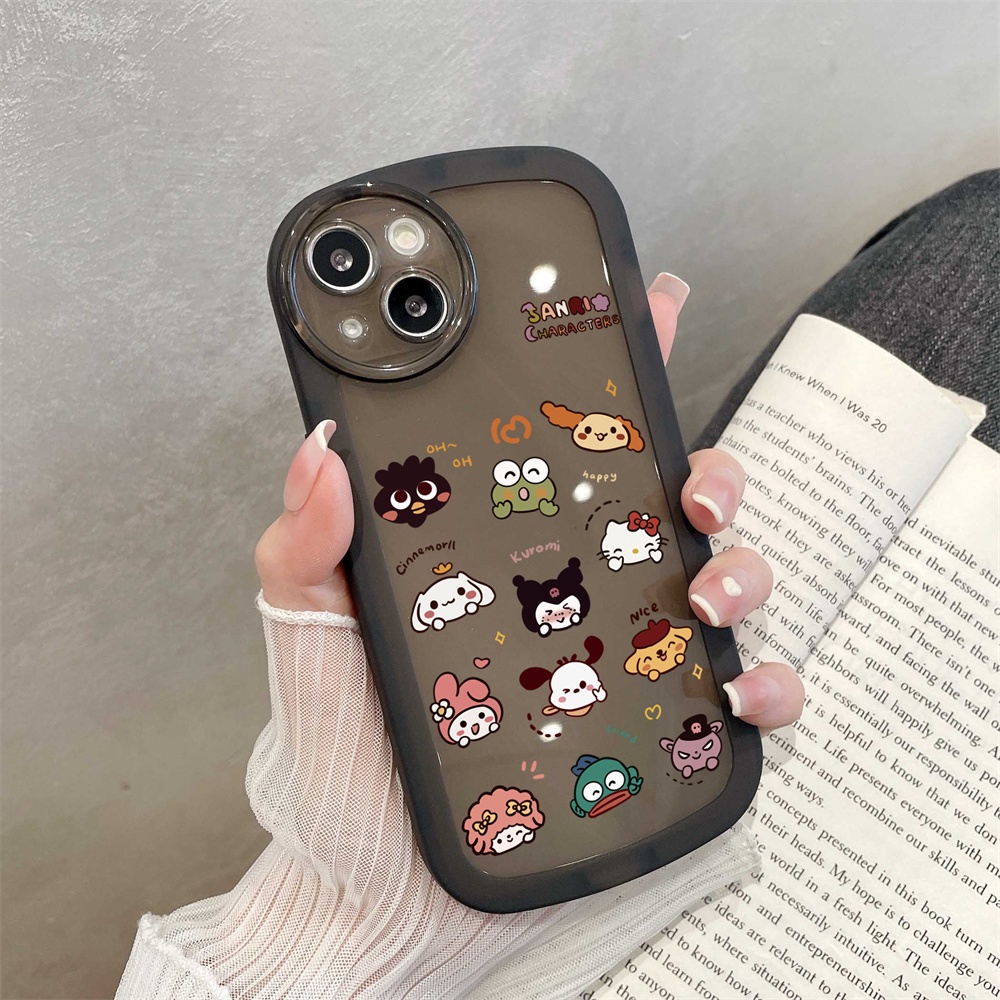 Case Sanrio Lucu Realme 10 Realme C35 C21Y C25Y 5 5i 6i C3 C21 RealmeC11 C11 2021 C25 C15 C12 C2 Kartun Hewan Lembut Silikon Casing Cover