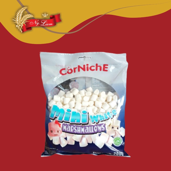 

CORNICHE Marshmallow Mini White 200 gram