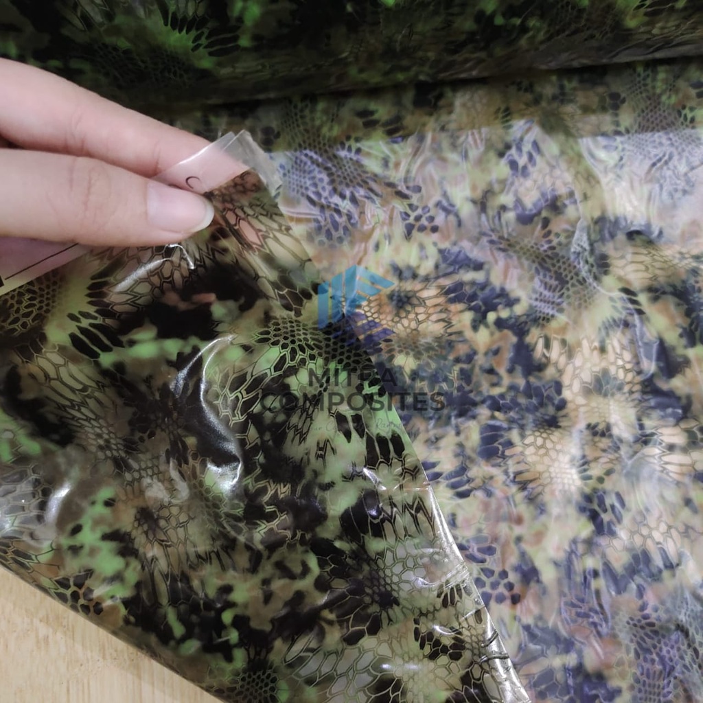 WTP Hydrographic Water Printing Carbon Camo Celup