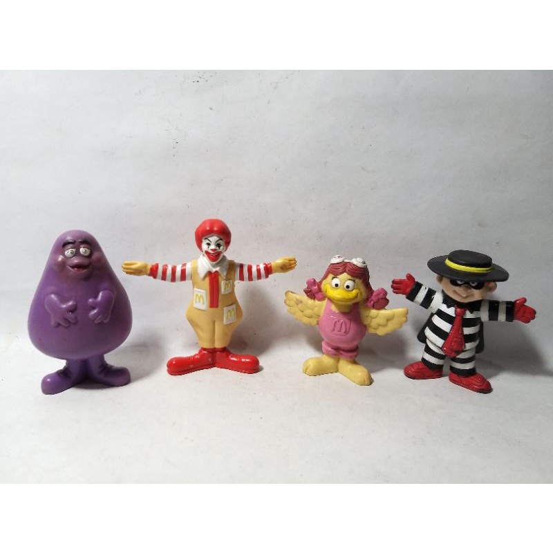 Maskot Ronald Birdie Grimace Hamburglar 1995 1997 Happy Meal Mcd Mcdonalds Figure Figurine Mascot Ra