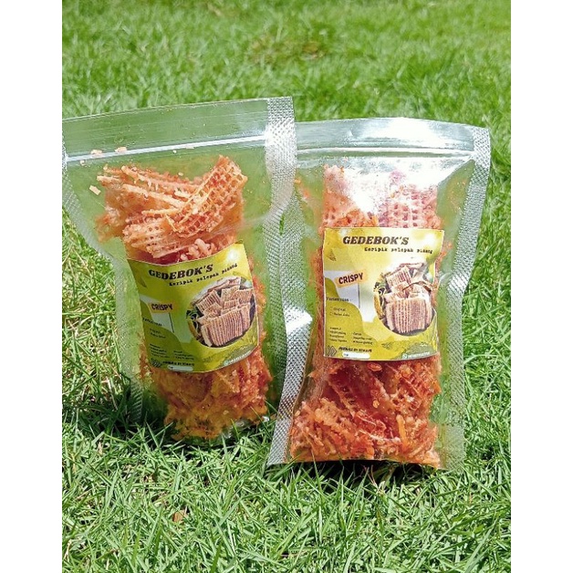 

KERIPIK PELEPAH PISANG | KERIPIK GEDEBOG | Cemilan Unik | 50 gram