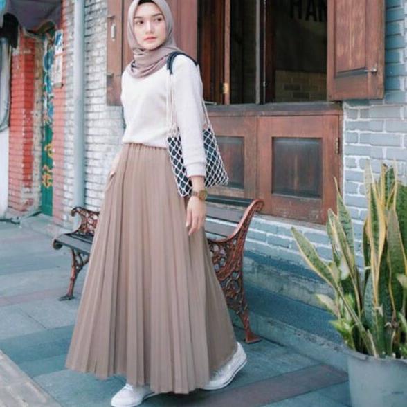 Grosir Unik ROK PLISKET / ROK PLISKET MANYUNG / ROK PLISKET PANJANG