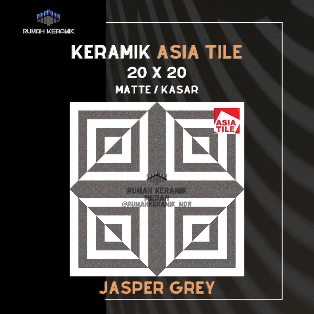 20x20 Keramik Lantai Kasar ASIA TILE - JASPER