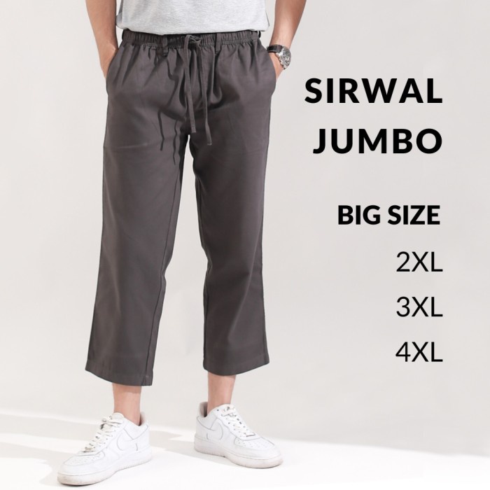 Celana Sirwal Shafwan Big Size Muslimadani Sirwal Jumbo-Katun Twill