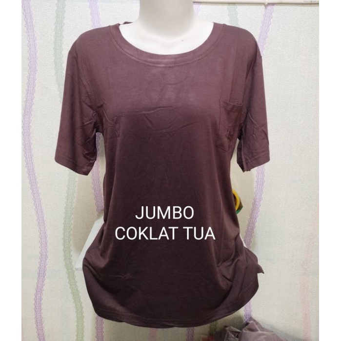 KAOS O NECK XL KAOS WANITA ATASAN WANITA  KAOS POLOS ROUND NECK XL KAOS GROSIR MURAH