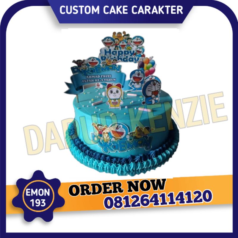 CAKE KUE ULANG TAHUN KARAKTER DORAEMON