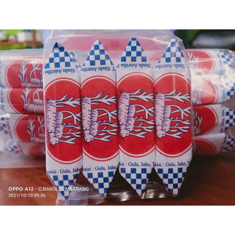 

(isi 8 pcs) Permen Enting Enteng Teng Jahe SinA Ting Ting Jahe 1P Sin Isi 8 pcs