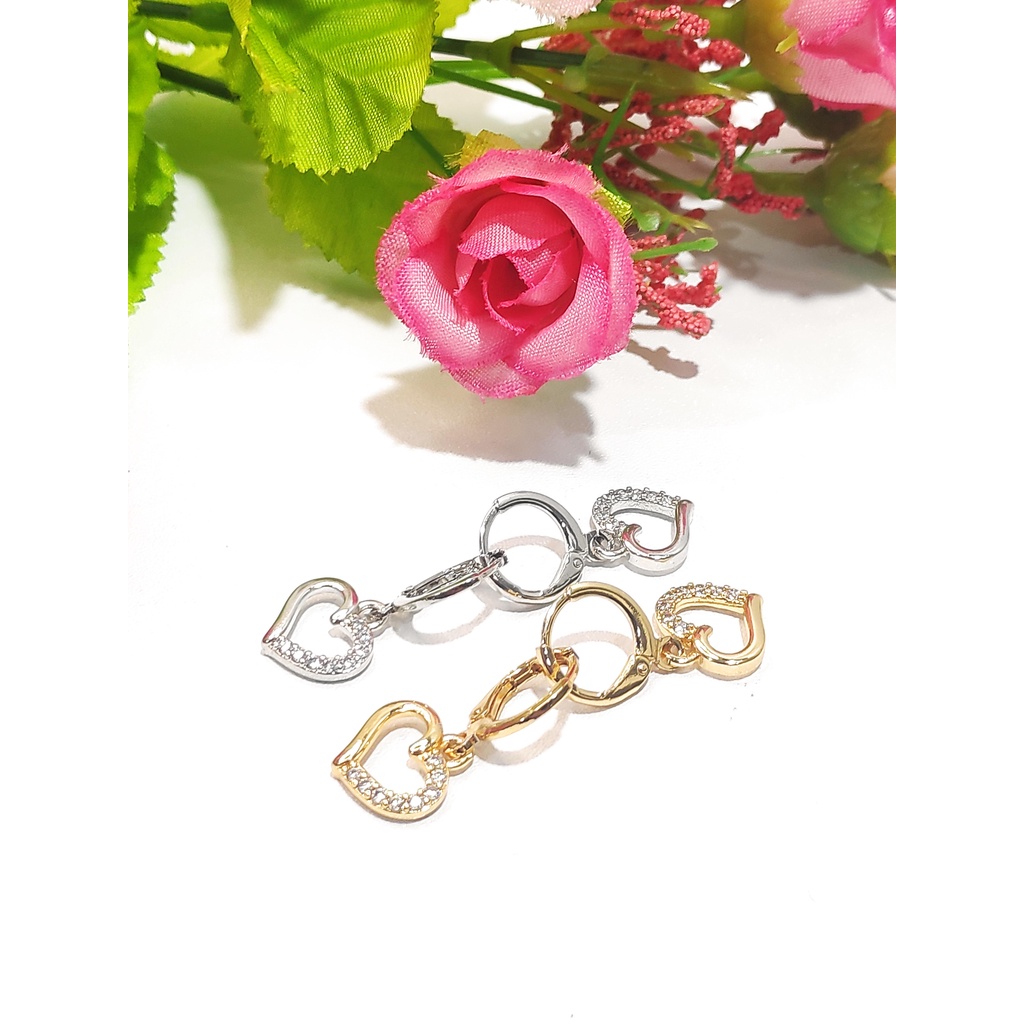Fourfashion Anting Xuping Dewasa Motif Love Kekinian JX02