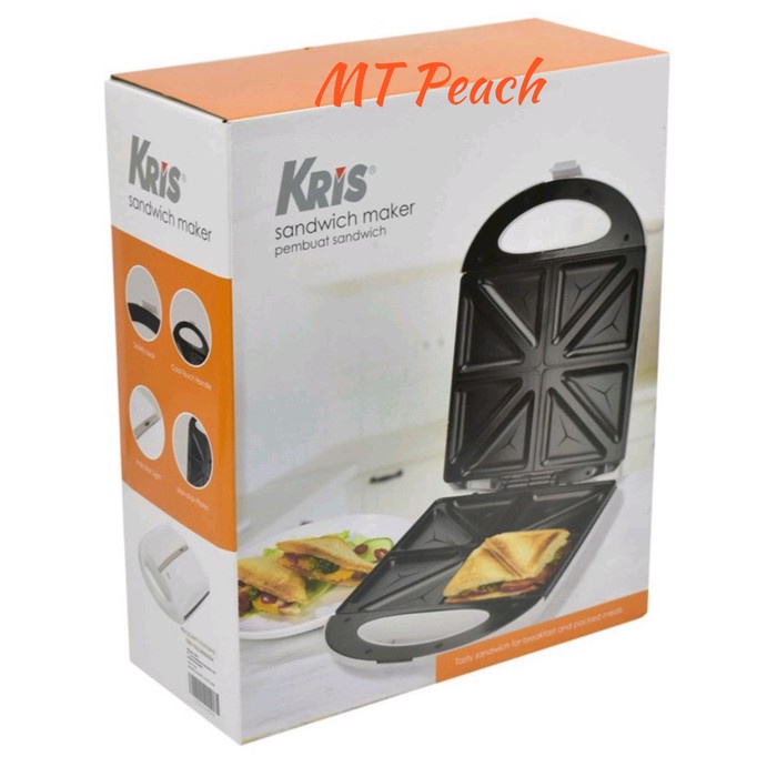 kris Kris Toaster Sandwich Maker 4 Slice 1400W Pembuat Sandwich