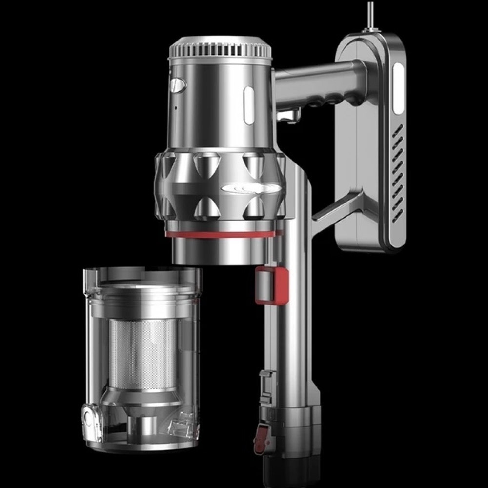 Vacuum Penyedot Debu KALNO Cordless Stick Vacuum Cleaner V12 600W Charge Tanpa Kabel Bersih Rumah Dilengkapi Holder Dan Aksesoris Daya Hisap Kuat Dengan 3 Kecepatan