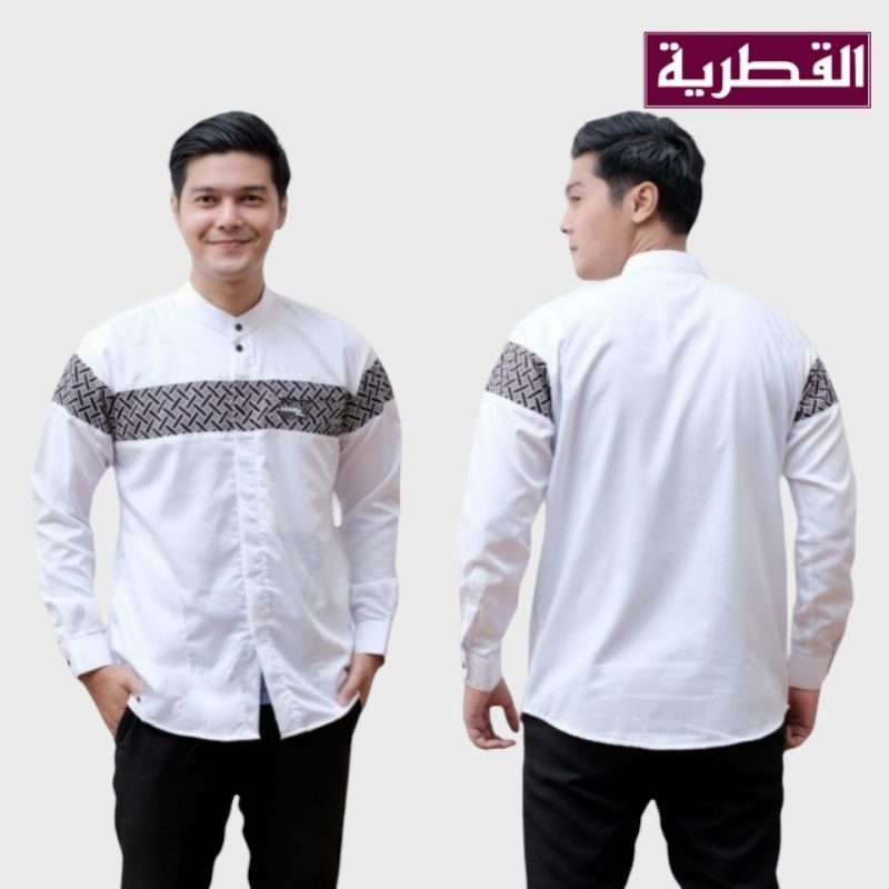 BAJU MUSLIM KOKO KURTA PRIA DEWASA LENGAN PANJANG KEMEJA PRIA PAKAIAN MUSLIM BAHAN TOYOBO PREMIUM