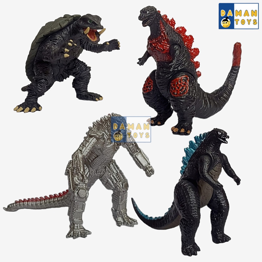 Monster Destoroyah Godzilla Mecha Godzila Skullcrawler vs Kong Ghidorah Action Figure Mainan