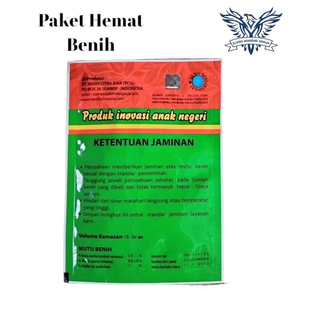 Repack 2000an Benih bibit TOMAT NIKI F1 isi 1gr  Bintang asia 100% Original Cocok untuk di pekarangan