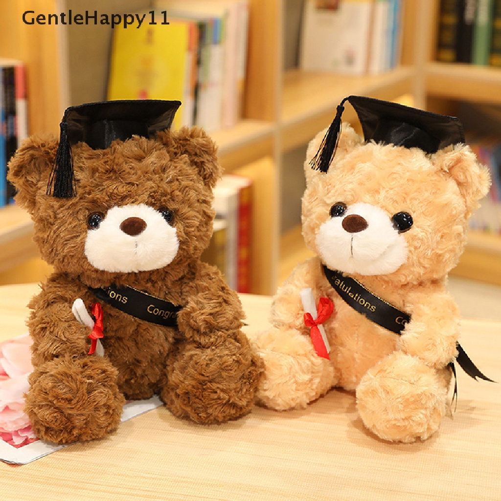 Gentlehappy Cute Bear Plush Toy Stuffed Boneka Binatang Beruang Lembut Hadiah Untuk Anak-Anak Siswa Perempuan id