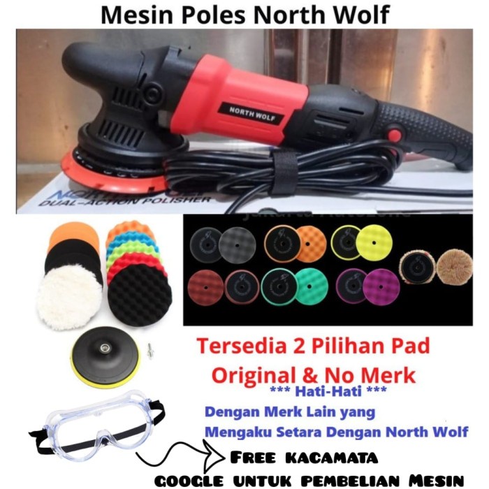 Mesin Poles Dual Action 15Mm Dual Action Polisher