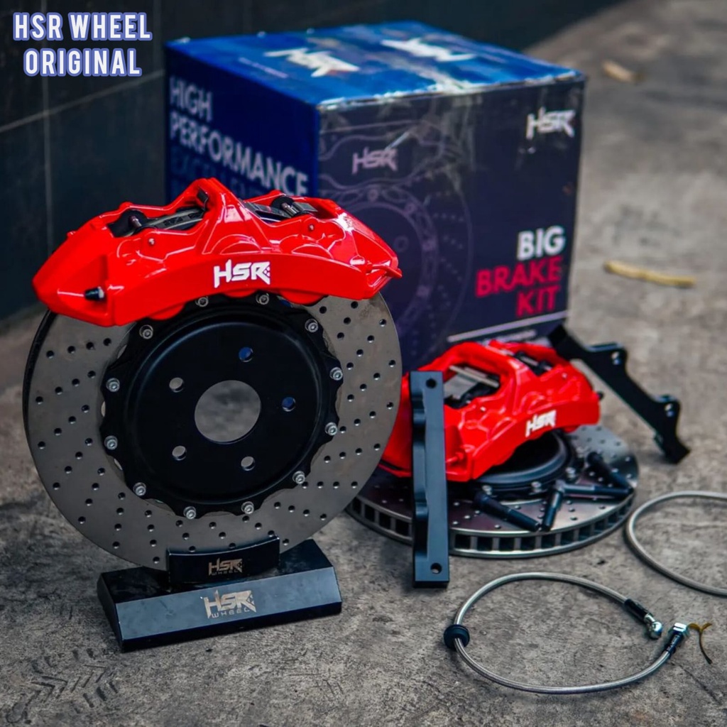 BIG BRAKE KIT (BBK) 4 Piston Cocok Untuk Brio, Jazz