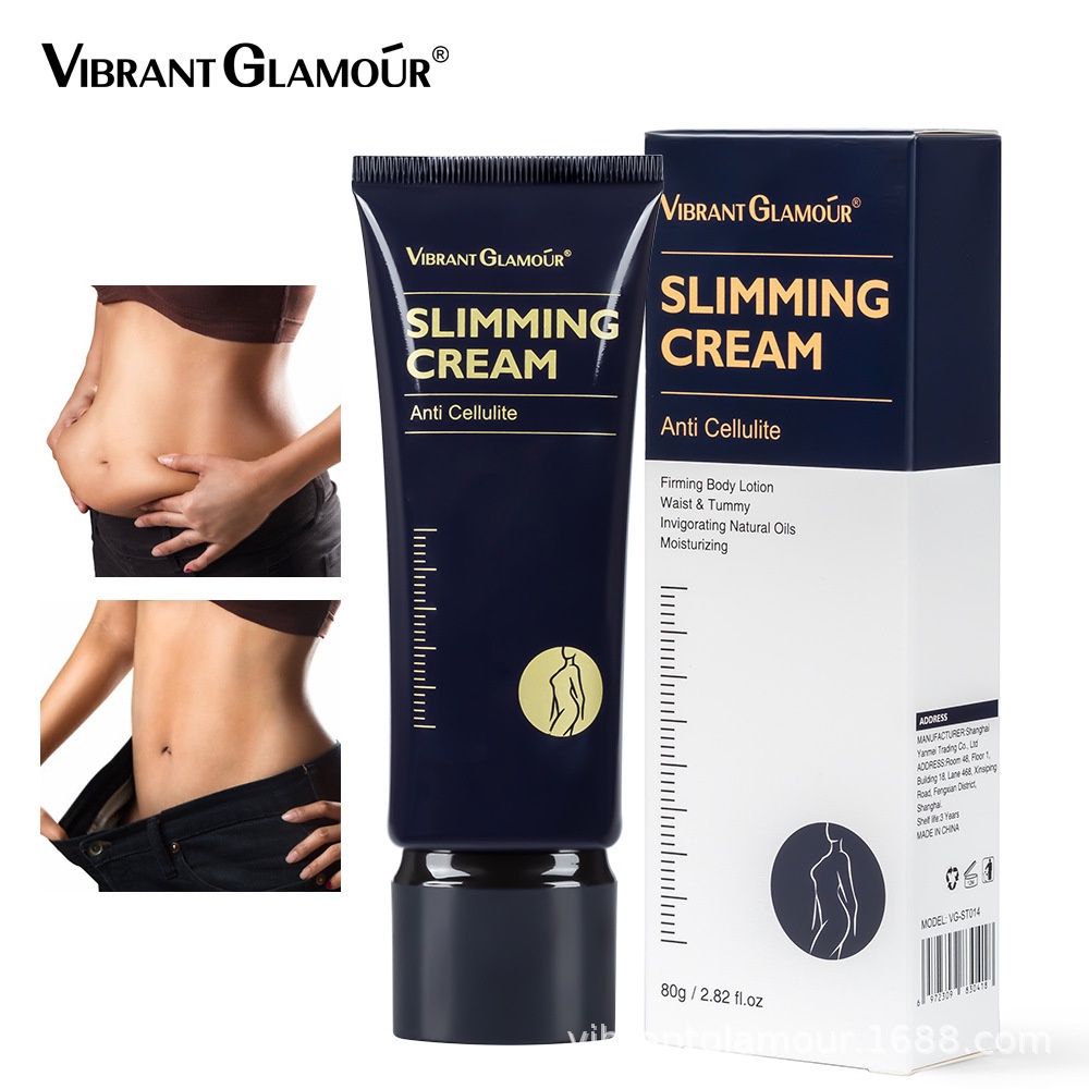 VIBRANT GLAMOUR Cream Pelangsing Perut / Pembakar Lemak / Krim Pelangsing / Krim Selulit / Cream Pelangsing / Body Cream/Slimming Cream / Krim Pijat80gr 100% Ori