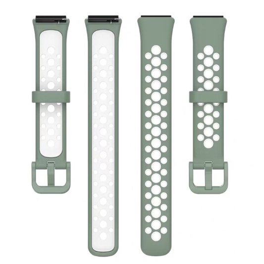 Silicone Sport Dual Tone Rubber Strap for HUAWEl Band6/Honor6/Band7