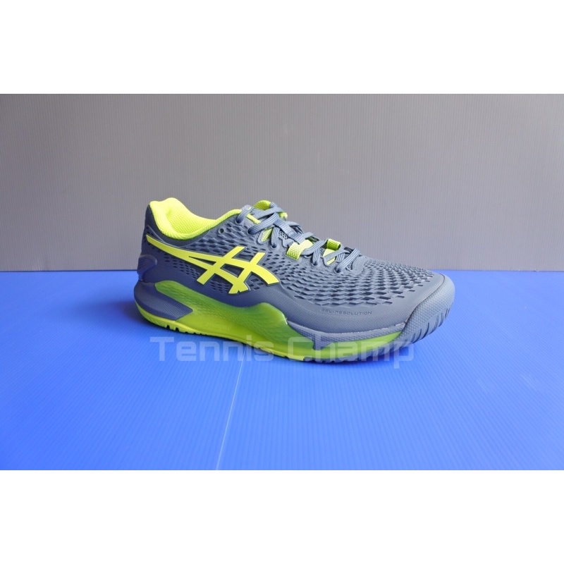 Sepatu Tenis Asics Gel Resolution 9 Steel blue/Tennis shoe Asics Original