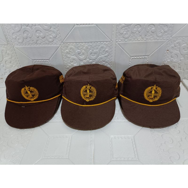 (20 PCS)/TOPI PRAMUKA LAKI LAKI/TOPI PRAMUKA SD LAKI LAKI