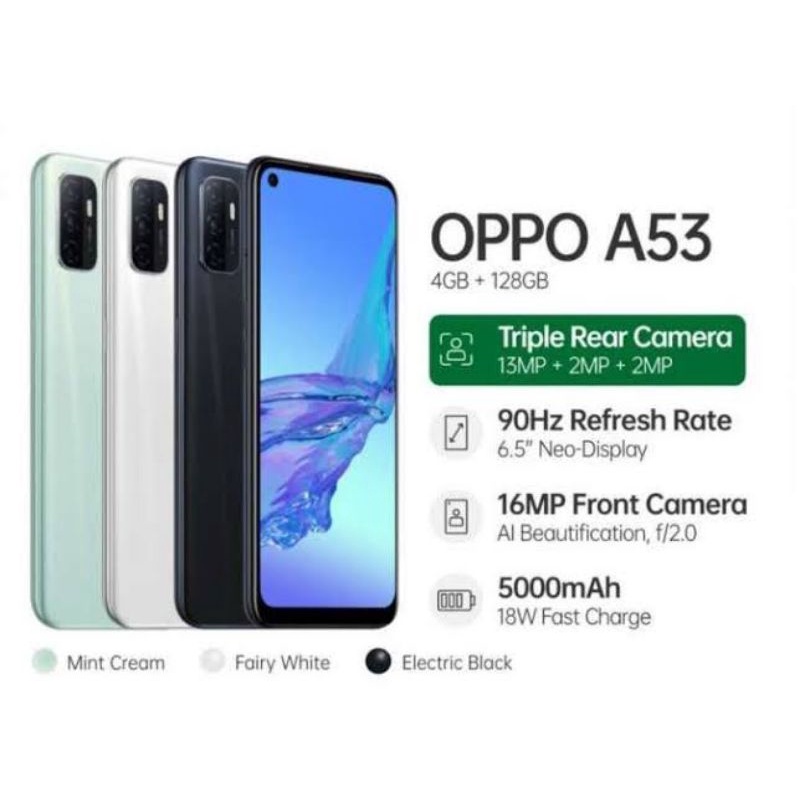 oppo a53 ram 4/128