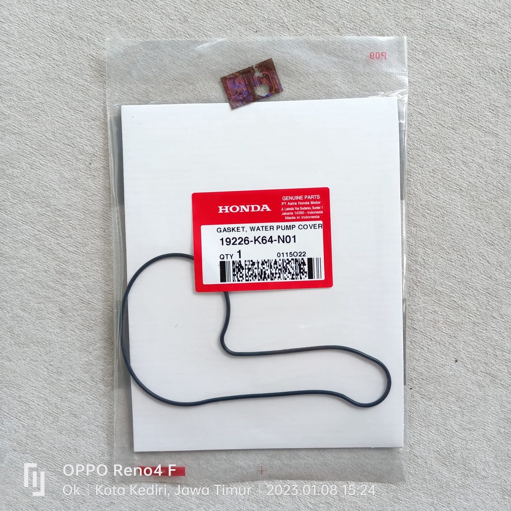 Karet Seal-Sil Oring Pompa Air Radiator Honda CBR 250RR K64 Ori AHM