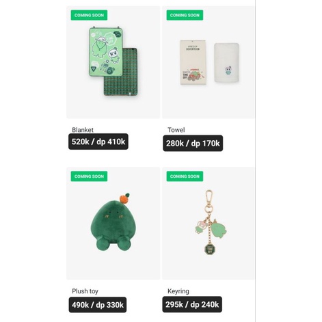 SEVENTEEN IN THE SOOP MERCH